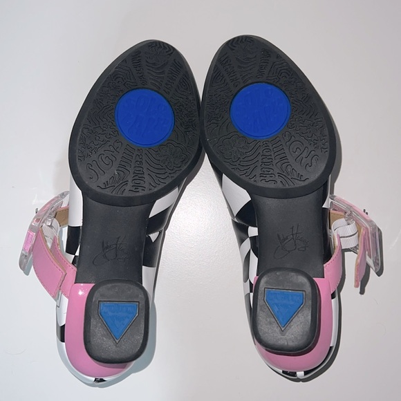 John Fluevog checkered heels - Picture 4 of 5